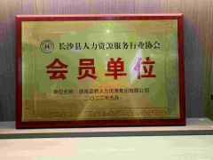 长沙县人力资源服务行业协会副会长单位